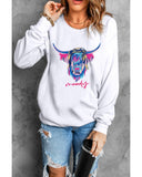NNEDSZ Exchange Highland Heifer Moody Graphic Sweatshirt - 2XL