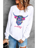 NNEDSZ Exchange Highland Heifer Moody Graphic Sweatshirt - 2XL