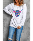 NNEDSZ Exchange Highland Heifer Moody Graphic Sweatshirt - L