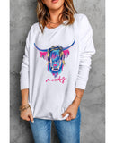 NNEDSZ Exchange Highland Heifer Moody Graphic Sweatshirt - XL