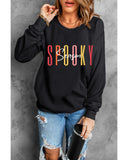 NNEDSZ Exchange Spooky Season Halloween Graphic Sweatshirt - M
