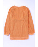 NNEDSZ Exchange Howdy Pumpkin Halloween Graphic Sweatshirt - M