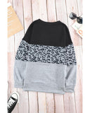 NNEDSZ Exchange Contrast Stitching Colorblock Sweatshirt - 2XL
