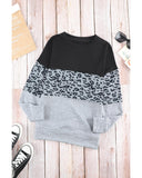NNEDSZ Exchange Contrast Stitching Colorblock Sweatshirt - 2XL