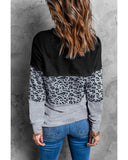 NNEDSZ Exchange Contrast Stitching Colorblock Sweatshirt - 2XL