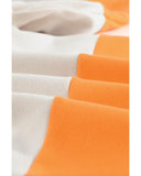 NNEDSZ Exchange Colorblock Sweatshirt with Contrast Stitching and Slits - XL