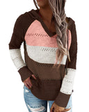 NNEDSZ Exchange Knitted Hoodie for Beach Bonfire - M