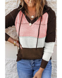 NNEDSZ Exchange Knitted Hoodie for Beach Bonfire - M