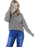 NNEDSZ Exchange Ribbed Zip Knit Top - XL