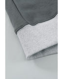 NNEDSZ Exchange Zipped Colorblock Sweatshirt with Pockets - M