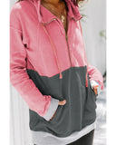 NNEDSZ Exchange Zipped Colorblock Sweatshirt with Pockets - S