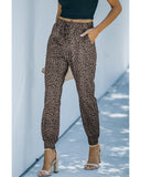 NNEDSZ Exchange Leopard Print Joggers - XL