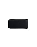 NNEDSZ Black Leather Travel Organiser with Multiple Compartments One Size Men