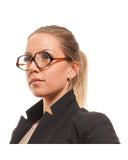 NNEDSZ Sportmax Women's Brown  Optical Frames - One Size