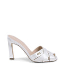 NNEDSZ Satin  Crossed Strap Mules - 40 EU