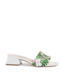 NNEDSZ Printed Canvas Flat Mule - 37 EU