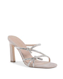 NNEDSZ Crystal Embellished Suede Sandal - 39 EU