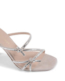 NNEDSZ Crystal Embellished Suede Sandal - 39 EU