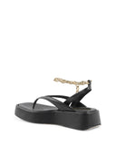 NNEDSZ Gold Chain Wedge Sandal - 37 EU