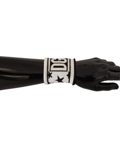 NNEDSZ Embroidered Logo Wool Wristband Set One Size Men