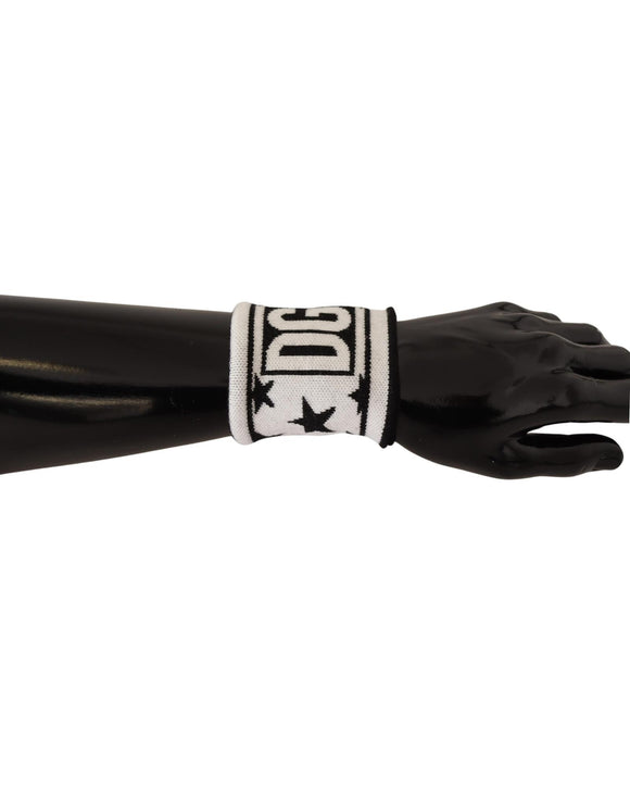 NNEDSZ Embroidered Logo Wool Wristband Set One Size Men