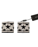 NNEDSZ Embroidered Logo Wool Wristband Set One Size Men