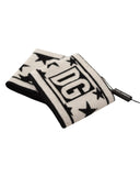 NNEDSZ Embroidered Logo Wool Wristband Set One Size Men