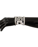 NNEDSZ Embroidered Logo Wool Wristband Set One Size Men