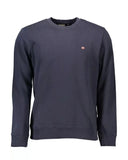 NNEDSZ Napapijri Men's Blue Cotton Sweater - M