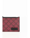 NNEDSZ Geometric-themed Leather Card Holder with Trussardi Plate One Size Men
