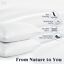 NNEDSZ Puredown Goose Down and Feather Pillow Inserts for Sleeping, 100% Cotton Fabric Cover Bed Pillows, Set of 2, White, King Size