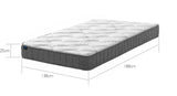 NNEDSZ LUNALAND Easeful Eco Spay Foam Pocket Spring 20CM Double Hybrid Mattress