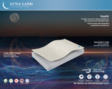 NNEDSZ LUNALAND Easeful Eco Spay Foam Pocket Spring 20CM Double Hybrid Mattress