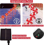 NNEDSZ 4pcs Solar Lollipops Cane Light Candy Cane Lights Water-resistant Christmas Outdoor Lawn Light