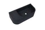 NNEDSZ New Concrete Cement Wash Basin Counter Top Matte Black Wall Hung Basin