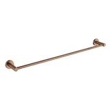 NNEDSZ Luxurious Brushed Rose Gold Stainless Steel 304 Towel Rack Rail - Single Bar 800mm