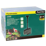 NNEDSZ Pond One PondMaster 3300 Pond Fountain Pump Kit - 2800L/H