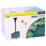 NNEDSZ Pond One PondMaster 3600 Pond Fountain Pump Kit - 3500L/H