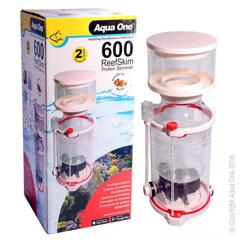 NNEDSZ Aqua One Reef Skim 600 Protein Skimmer