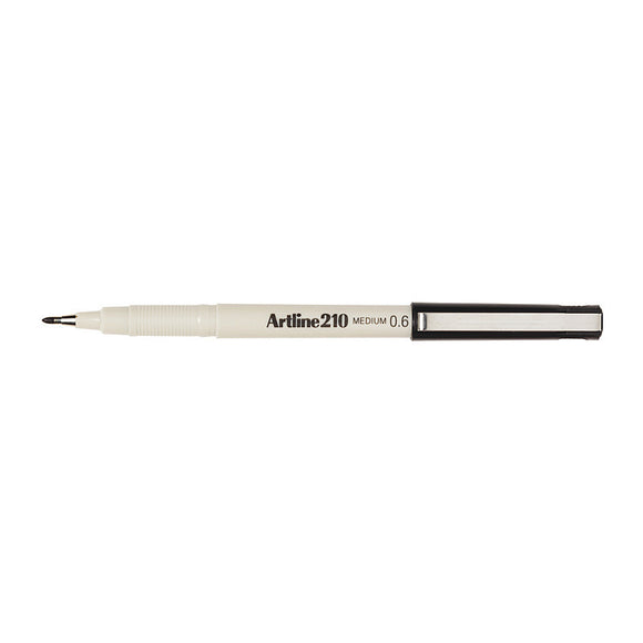 NNEDSZ Artline 210 Pen 0.6mm Blk Bx12