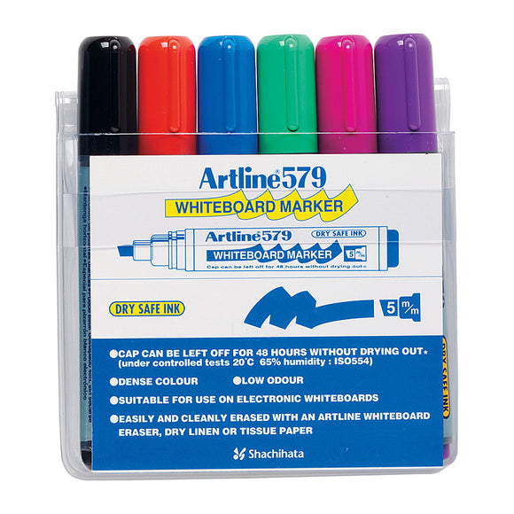 NNEDSZ Artline 579 W/B Mrkr Asst Wlt6