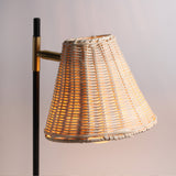 NNEDSZ Yvette Rattan Floor Lamp