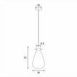 NNEDSZ Orson Pendant Light - White