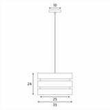 NNEDSZ Trio Pendant Light - Grey