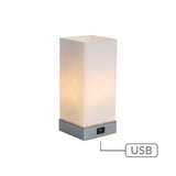 NNEDSZ Jessica Rectangle Touch Lamp with USB Port