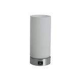 NNEDSZ Julie Cylinder Touch Lamp with USB Port