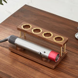 NNEDSZ Countertop Organizer For Dyson Airwrap - Walnut Rack