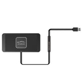 NNEDSZ 15W Qi Car Wireless Charging Pad - 30Cm Short Cable Anti-Skid