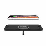 NNEDSZ 15W Qi Car Wireless Charging Pad - 30Cm Short Cable Anti-Skid