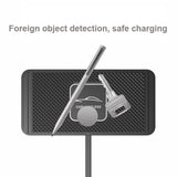 NNEDSZ 15W Qi Car Wireless Charging Pad - 30Cm Short Cable Anti-Skid